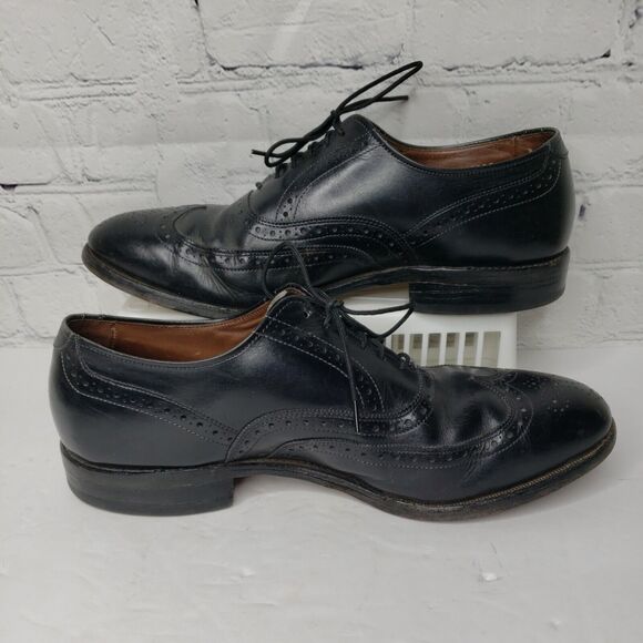 Allen Edmonds Neumok Wingtip Oxford Brown‎ Leather Dress Shoes Mens Sz 8 D main image 10